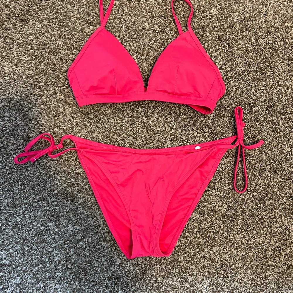Vibrant Pink Bikini Set
